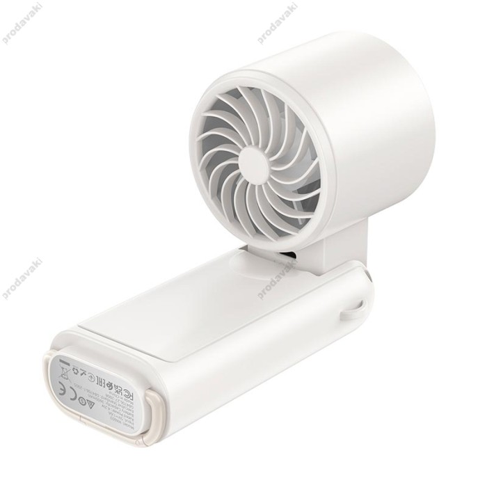 Портативний вентилятор HOCO HX603 handheld fan White