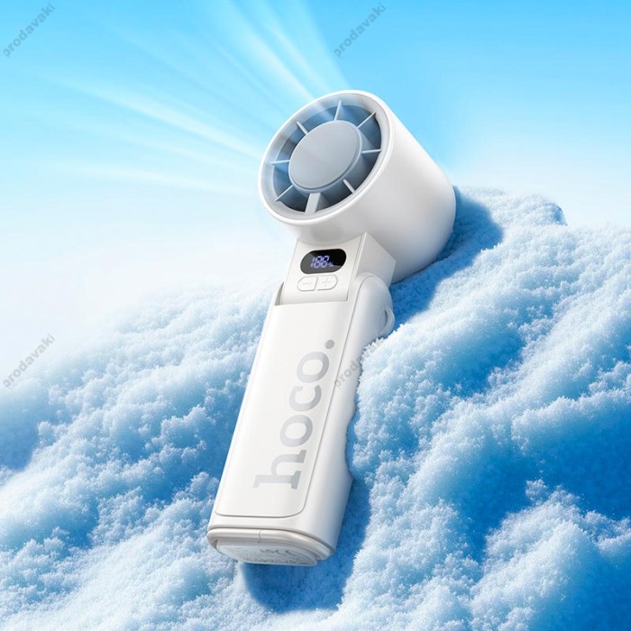 Портативний вентилятор HOCO HX603 handheld fan White