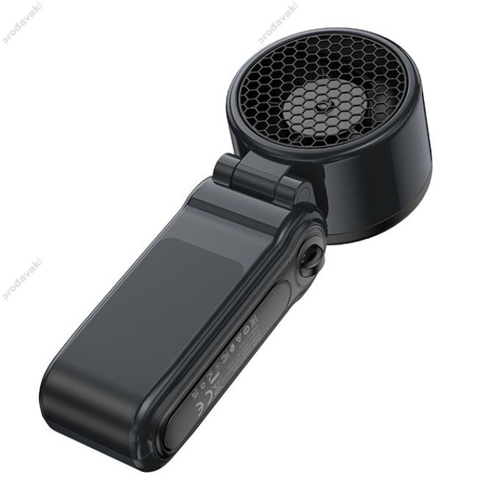 Портативний вентилятор HOCO HX604 Ice pack series lightweight foldable fan Blue