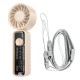 Портативний вентилятор HOCO HX602 transparent portable fan 100 Levels Beige
