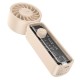 Портативний вентилятор HOCO HX602 transparent portable fan 100 Levels Beige