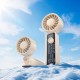 Портативний вентилятор HOCO HX602 transparent portable fan 100 Levels Beige