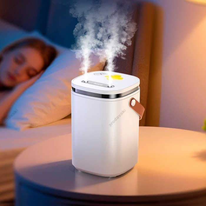 Зволожувач повітря Hoco HX35 Mist double spray humidifier White