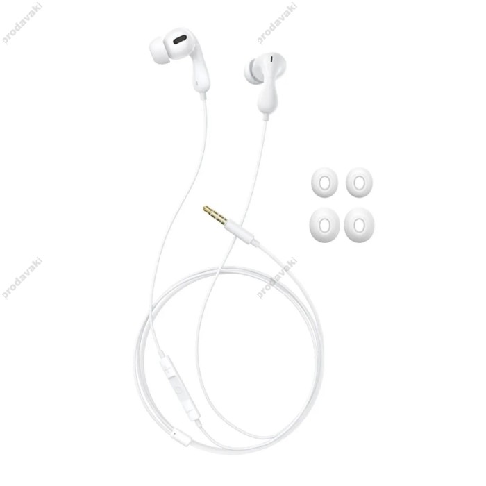 Дротові навушники Baseus Encok HZ20 Wired Earphones 3.5mm White A00171500213-00