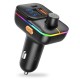 FM - трансмітер XO BCC09 Smart Bluetooth TF card +PD 25W Car charger Black