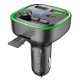FM - трансмітер Borofone BC48 Broad car BT FM transmitter 18W Black