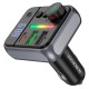 FM - трансмітер Borofone BC50 Ascenso car BT FM transmitter 38W Black