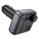 FM - трансмітер Borofone BC50 Ascenso car BT FM transmitter 38W Black