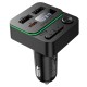 FM - трансмітер Borofone BC60 Hero car BT FM transmitter 35W Black