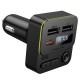FM - трансмітер Borofone BC60 Hero car BT FM transmitter 35W Black
