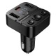 FM - трансмітер HOCO E87 Delta with Bluetooth 35W Black