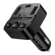 FM - трансмітер HOCO E87 Delta with Bluetooth 35W Black