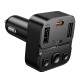 FM - трансмітер HOCO E87 Delta with Bluetooth 35W Black