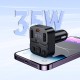 FM - трансмітер HOCO E87 Delta with Bluetooth 35W Black
