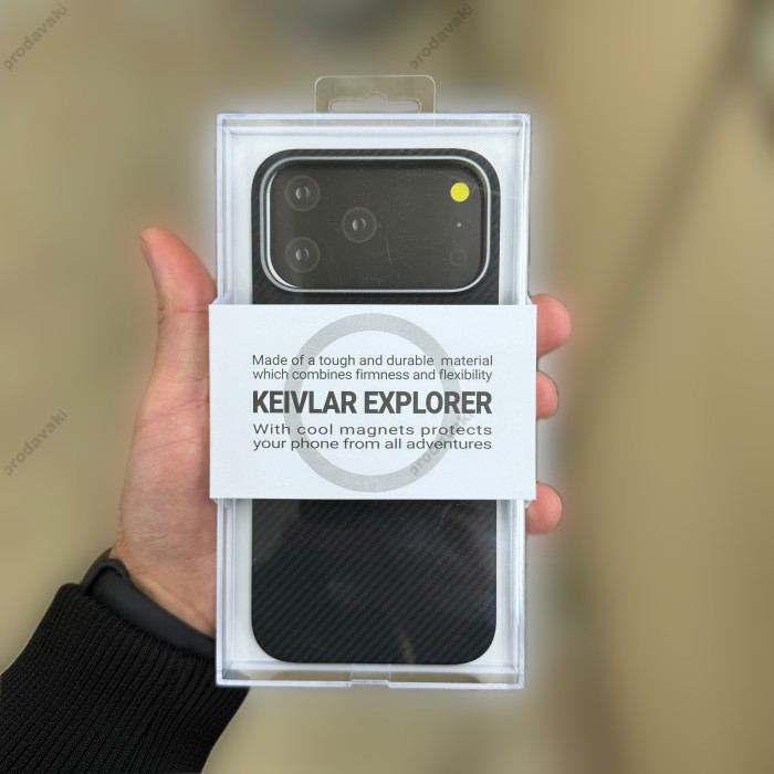 Чохол K-DOO Kevlar Explorer case with MagSafe для iPhone 18 Pro Black