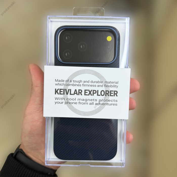 Чохол K-DOO Kevlar Explorer case with MagSafe для iPhone 17 Pro Blue