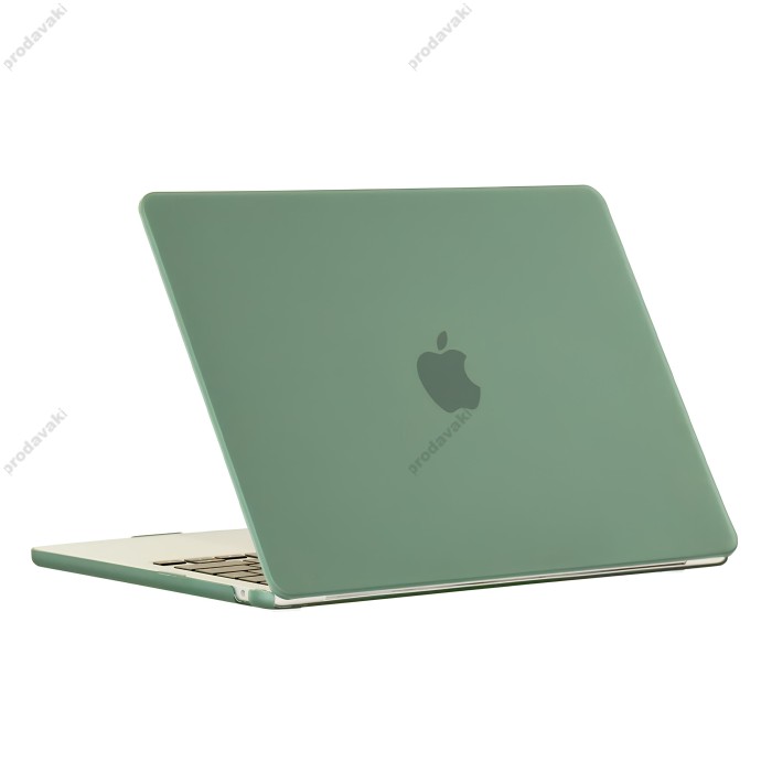 Чохол накладка HardShell Case для MacBook New Air 15.3 2023-2026 M2/M3/M4/M5 Матовий Cyprus Green