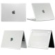 Чохол накладка HardShell Case для MacBook New Air 15.3 2023-2026 M2/M3/M4/M5 Глянцевий Glitter Clear