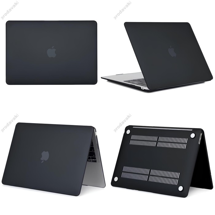 Чохол накладка HardShell Case для MacBook Air 13" (2008-2017) Матовий Black