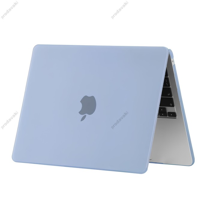 Чохол накладка HardShell Case для MacBook New Air 13" (2018/2019/2020 M1) Матовий Sierra blue