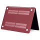 Чохол накладка HardShell Case для MacBook Air 11" (2010-2015) Матовий Wine Red