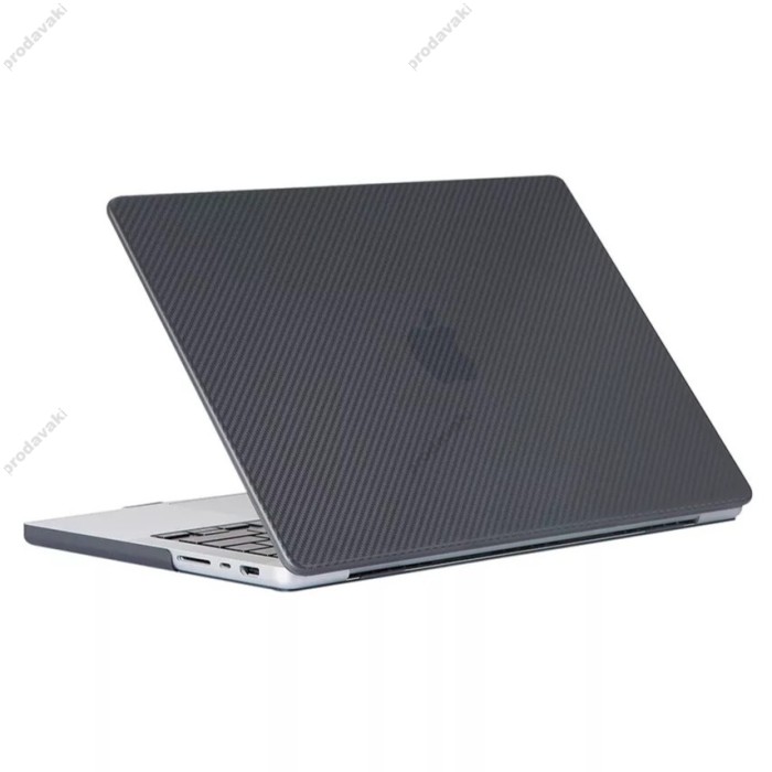 Чохол накладка HardShell Case для MacBook New Air 13" (2018/2019/2020 M1) Carbon Матовий Black