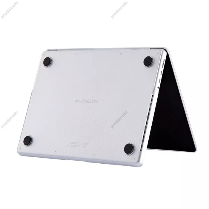 Чохол накладка HardShell Case для MacBook New Air 13" (2018/2019/2020 M1) Carbon Матовий White