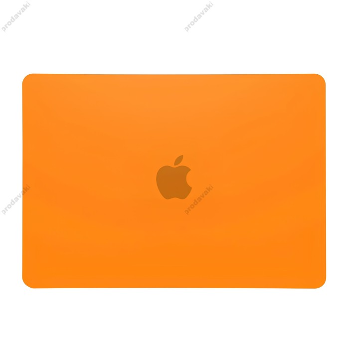 Чохол накладка HardShell Case для MacBook New Air 13" (2018/2019/2020 M1) Матовий Orange