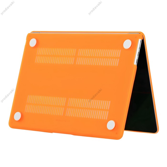 Чохол накладка HardShell Case для MacBook New Air 13" (2018/2019/2020 M1) Матовий Orange