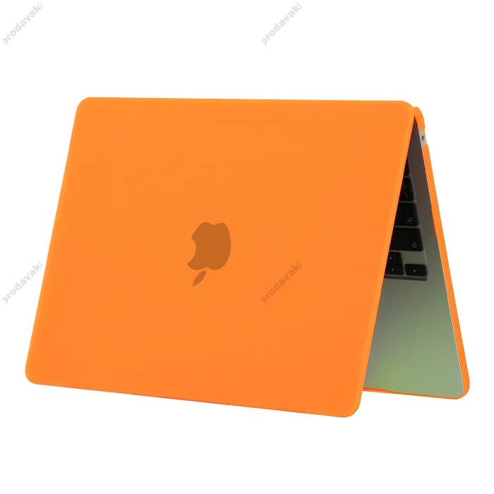 Чохол накладка HardShell Case для MacBook New Air 13" (2018/2019/2020 M1) Матовий Orange