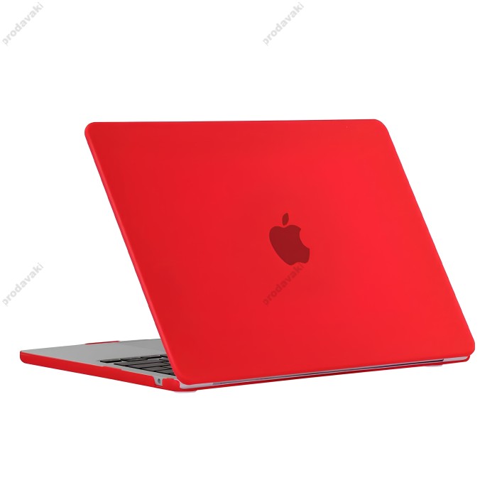 Чохол накладка HardShell Case для MacBook New Air 15.3 2023-2026 M2/M3/M4/M5 Матовий Red