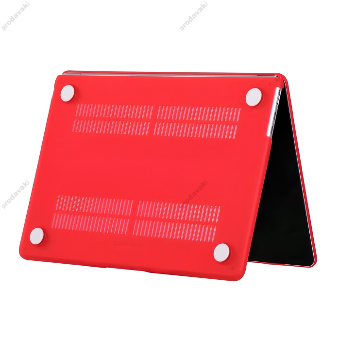 Чохол накладка HardShell Case для MacBook New Air 15.3 2023-2026 M2/M3/M4/M5 Матовий Red