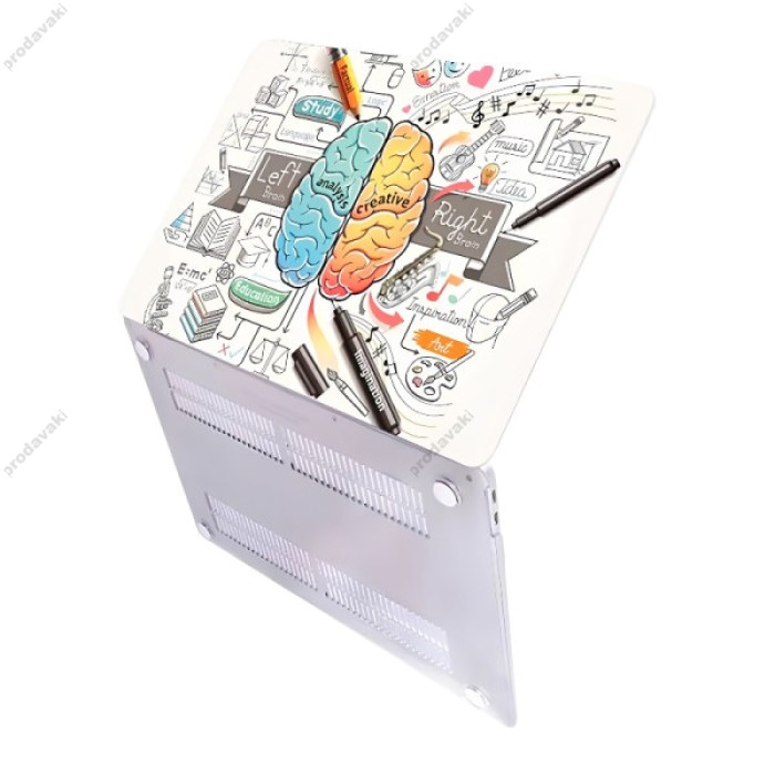 Чохол накладка HardShell Case для MacBook Pro Retina 13" ( 2012-2015) Print Матовий Einstein