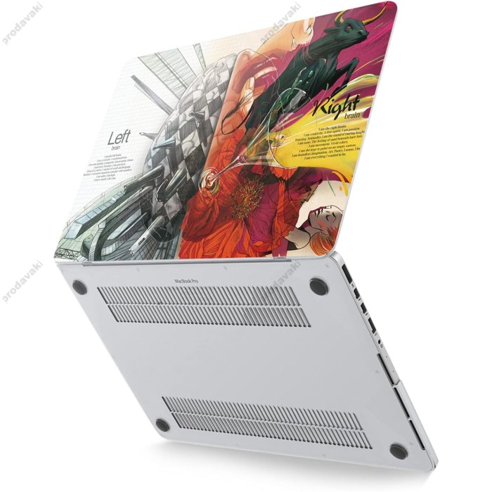 Чохол накладка HardShell Case для MacBook New Air 13" (2018/2019/2020 M1) Print Матовий Einstein2