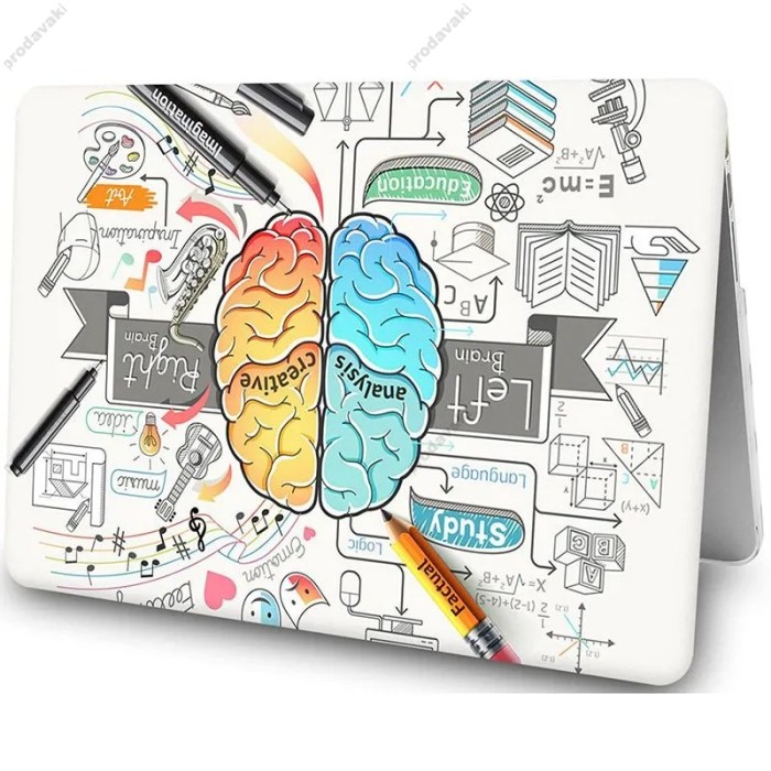 Чохол накладка HardShell Case для MacBook Pro Retina 13" ( 2012-2015) Print Матовий Einstein