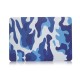 Чохол накладка HardShell Case для MacBook New Pro 13" 2016-2022 M1,M2 Print Матовий military blue