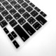 Силіконова накладка xVibe на клавіатуру MacBook NEO 13 2026 Українскі літери US Black