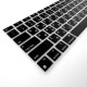 Силіконова накладка xVibe на клавіатуру MacBook NEO 13 2026 Українскі літери US Black