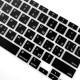 Силіконова накладка xVibe на клавіатуру MacBook NEO 13 2026 Українскі літери US Black