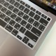 Силіконова накладка xVibe на клавіатуру MacBook NEO 13 2026 Українскі літери US Black