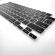 Силіконова накладка xVibe на клавіатуру MacBook New Pro 16.2" 2021-2026 Українскі літери US Black