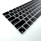 Силіконова накладка xVibe на клавіатуру MacBook New Pro 16.2" 2021-2026 Українскі літери US Black