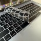 Силіконова накладка xVibe на клавіатуру MacBook New Air 15.3 2023-2026 Українскі літери US Black