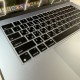Силіконова накладка xVibe на клавіатуру MacBook New Air 13.6 2022-2026 Українскі літери EU Black