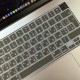Силіконова накладка xVibe на клавіатуру MacBook New Pro 16.2" 2021-2026 Українскі літери EU Black