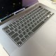 Силіконова накладка xVibe на клавіатуру MacBook New Pro 16.2" 2021-2026 Українскі літери EU Black