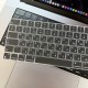 Силіконова накладка xVibe на клавіатуру MacBook New Pro 16.2" 2021-2026 Українскі літери EU Black