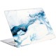 Чохол накладка HardShell Case для MacBook New Air 13" (2018/2019/2020 M1) Print Матовий Blue-White