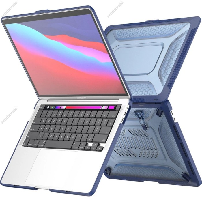 Протиударний чохол CH Mecha Shockproof для MacBook Pro 14.2" (2021-2026) Blue