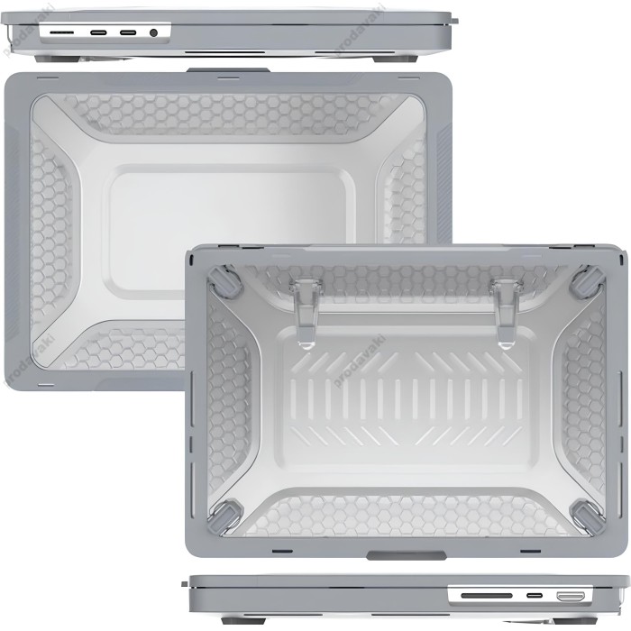 Протиударний чохол CH Mecha Shockproof для MacBook Pro 14.2" (2021-2026) Gray